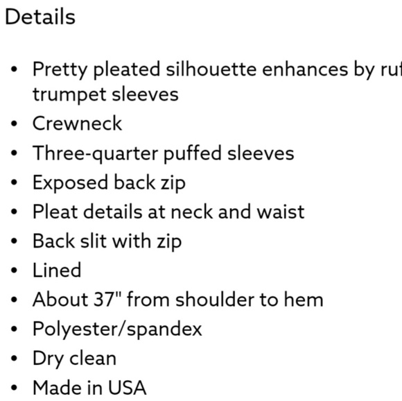 Besty & Adams Bell sleeves dress - Picture 5 of 5